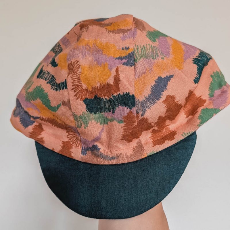 cycling cap Schirm grün
