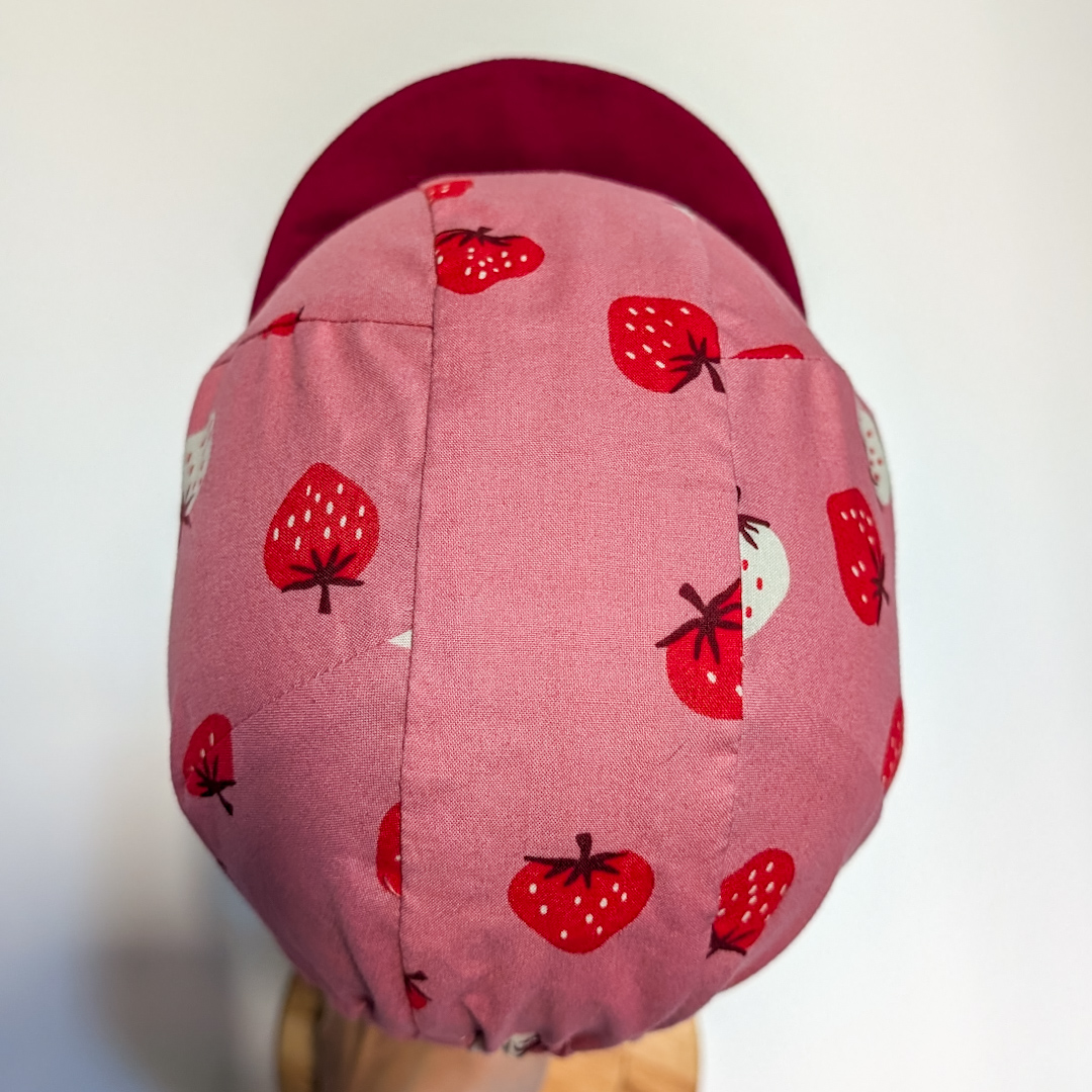 Cycling Cap mit Erdbeeren