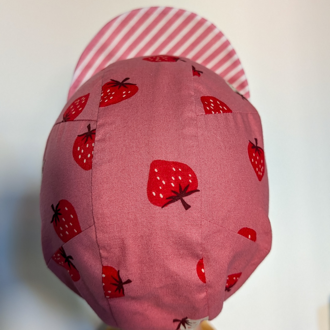 Cycling Cap mit Erdbeeren