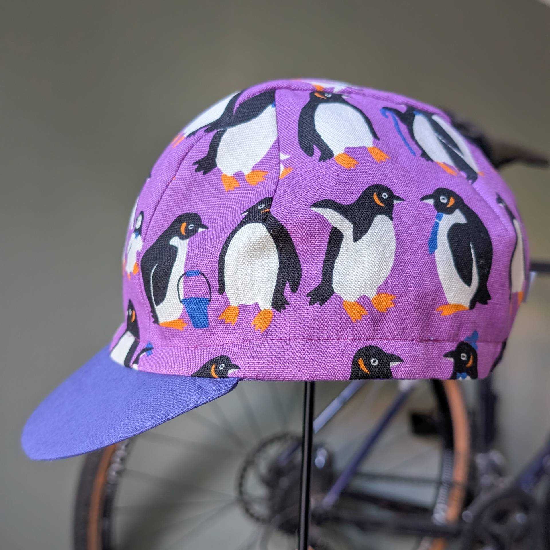 cycling cap penguin